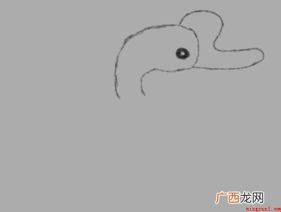 鹅的简笔画怎么画 大鹅画出一个图形作为大鹅的嘴巴 鹅的简笔画怎么画