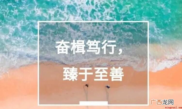奋楫笃行臻于至善的意思是什么
