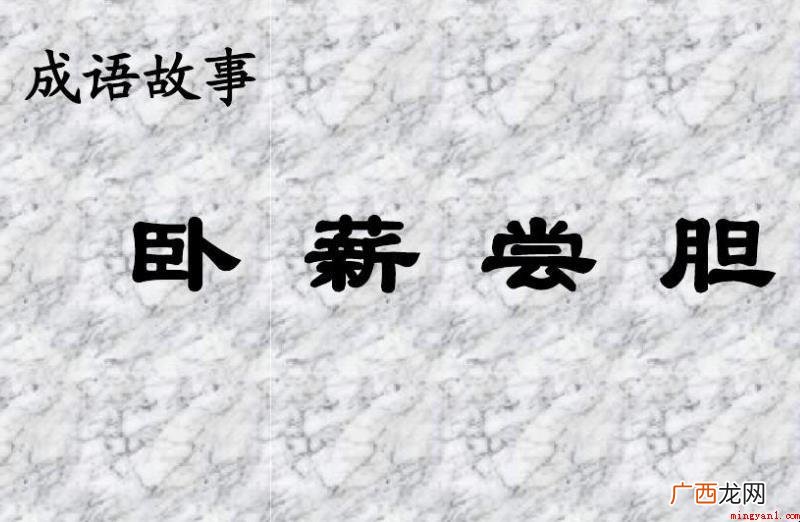 勾践卧薪尝胆成语典故是什么 卧薪尝胆成语故事是什么