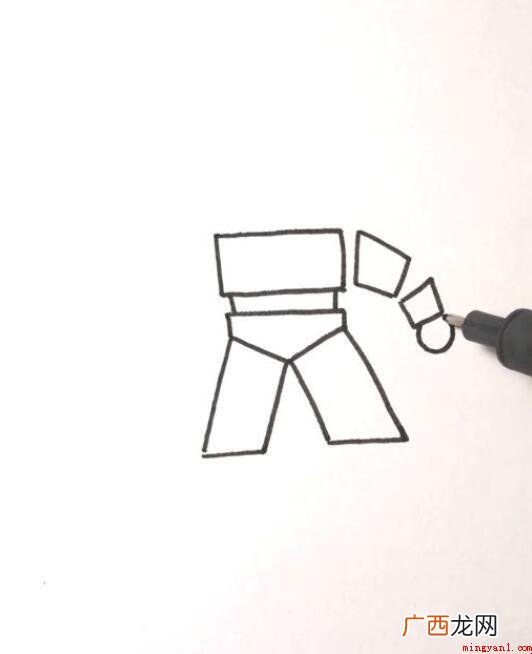 变形金刚简笔画怎么画