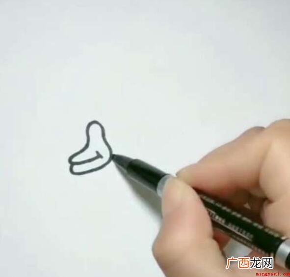 大白鹅简笔画怎么画 画出大鹅的眼睛 大白鹅简笔画怎么画