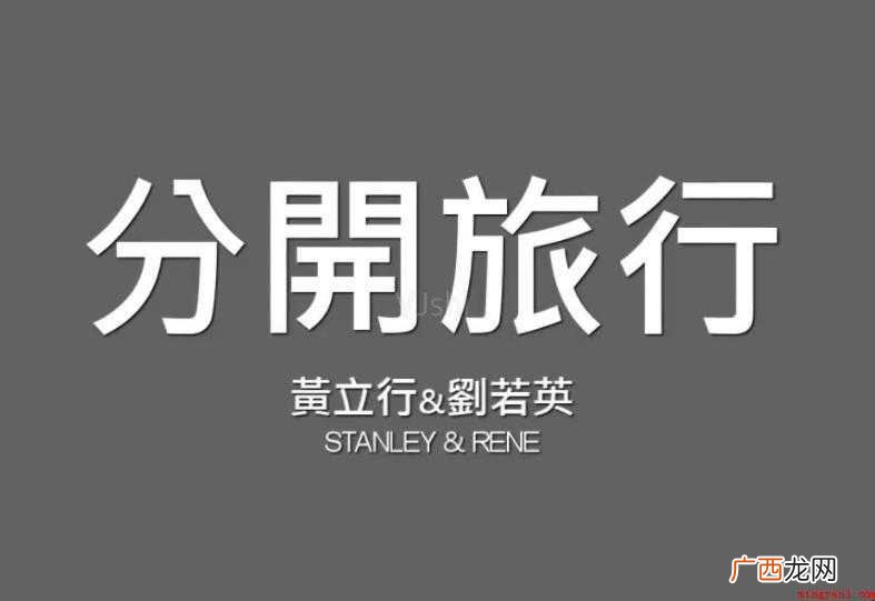 《分开旅行》的歌词是什么