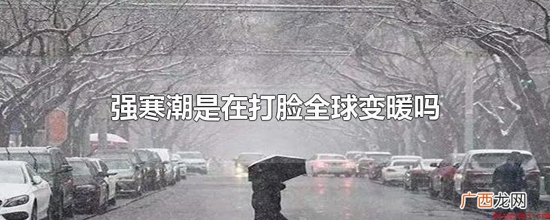 强寒潮是在打脸全球变暖吗