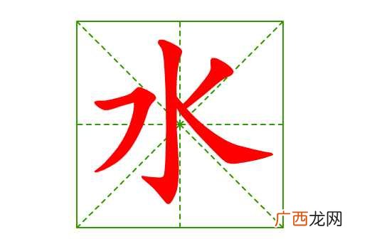 水的笔画顺序怎样写