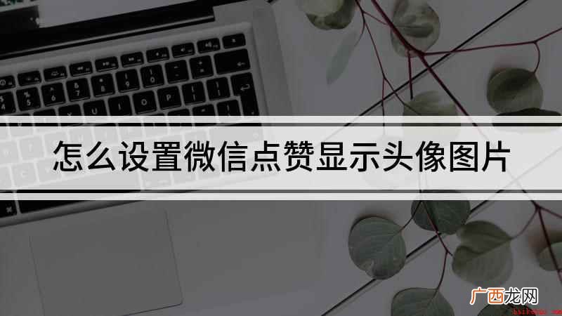 怎么设置微信点赞显示头像图片