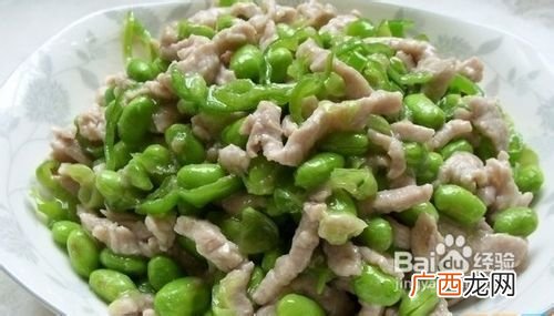 毛豆肉丝简单做法,鲜毛豆的正宗做法？