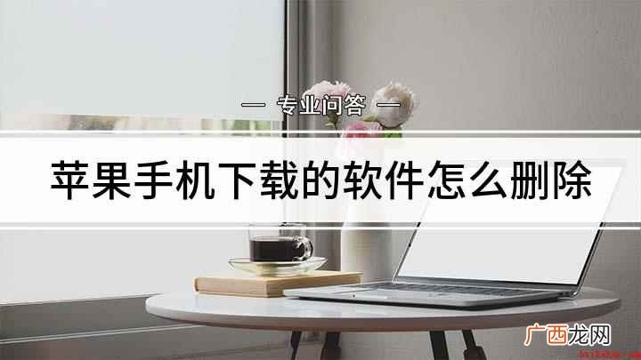 苹果手机下载的软件怎么删除