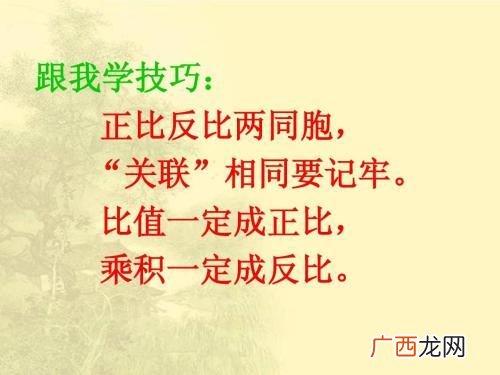 什么叫成正比什么叫成反比,成反比的公式是什么？