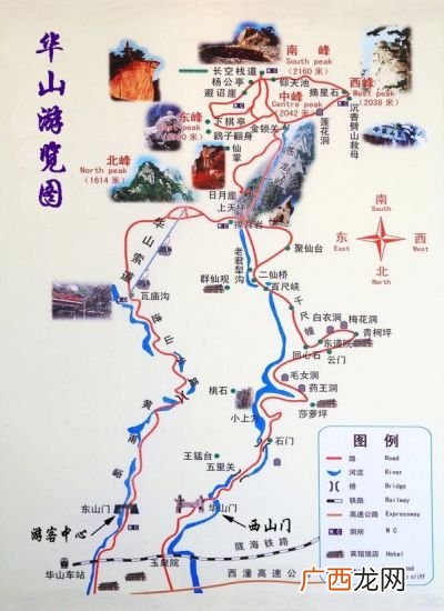 华山的登山路线,自驾去华山开车能到哪？
