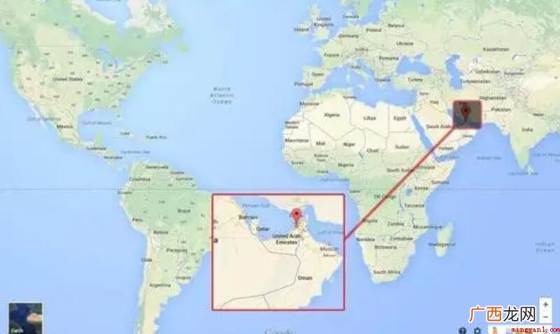 迪拜在地图上什么位置? 迪拜在地图上哪个位置