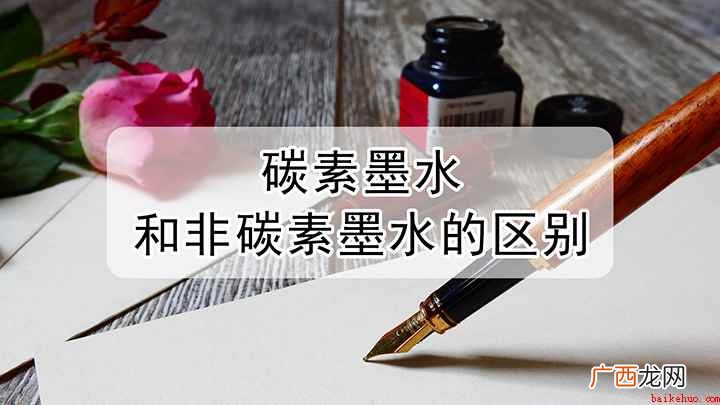 墨水和非碳素墨水的区别 碳素墨水和非碳素墨水的区别