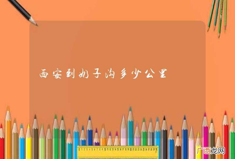西安到奶子沟多少公里