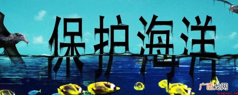 海洋动物也是有生命,保护深海便是保护自身 保护海洋的标语