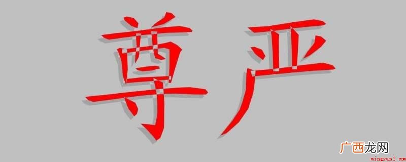 面子是什么意思? 尊严和面子有什么区别