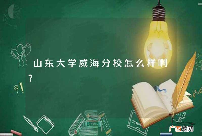 山东大学威海分校怎么样啊？