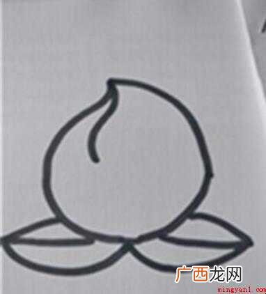 水蜜桃简笔画怎么画
