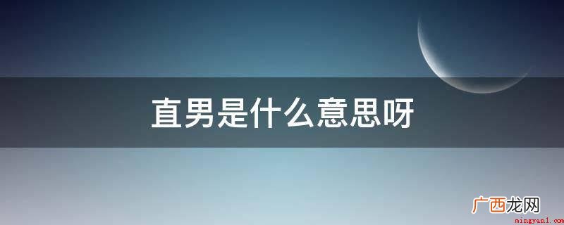 直男是现如今针对异性恋男士的一个独特称谓,法国常见bent做 直男是什么意思呀