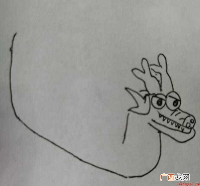 简笔画龙舟怎么画