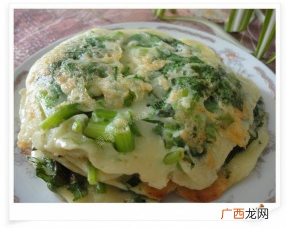 酥脆茼蒿饼的做法,茼蒿油炸饼做法？
