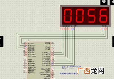 4位数码管怎么接,7447怎么和4位的共阳极数码管接线？