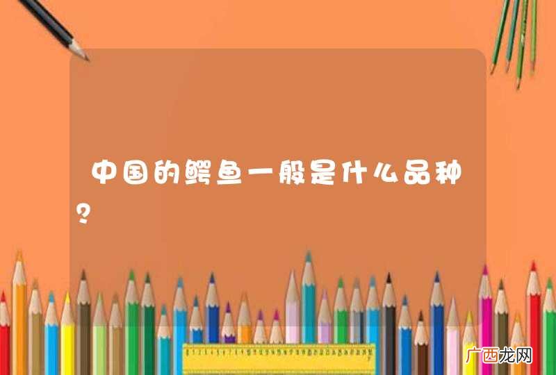 中国的鳄鱼一般是什么品种？