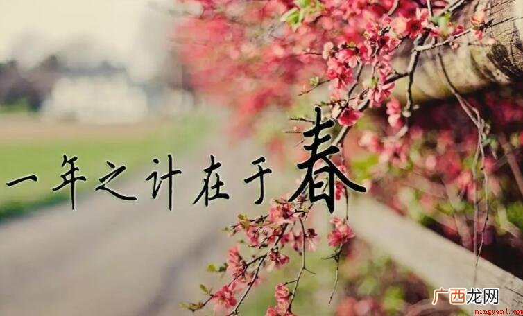 一年之计在于春是什么意思