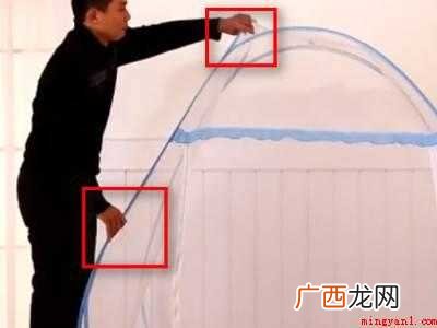 蒙古包怎么折叠蚊帐