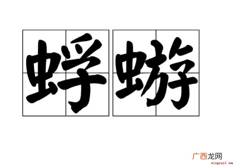 拼音字母是fyóu,那么蝣是什么含意呢? 蜉蝣是什么意思