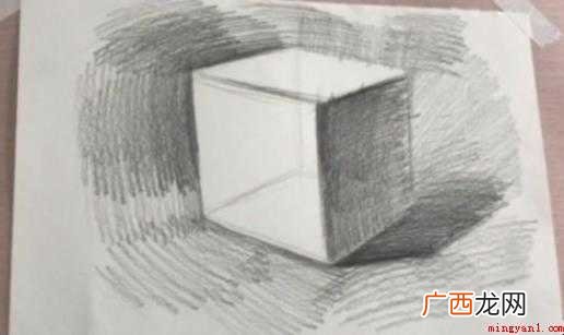 正方体素描怎么画 学画画往往都是从学素描开始的 正方体素描怎么画