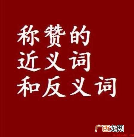 称赞的近义词是什么