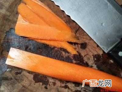 胡萝卜如何切菱形