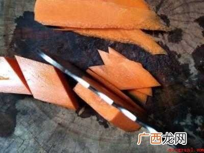 胡萝卜如何切菱形
