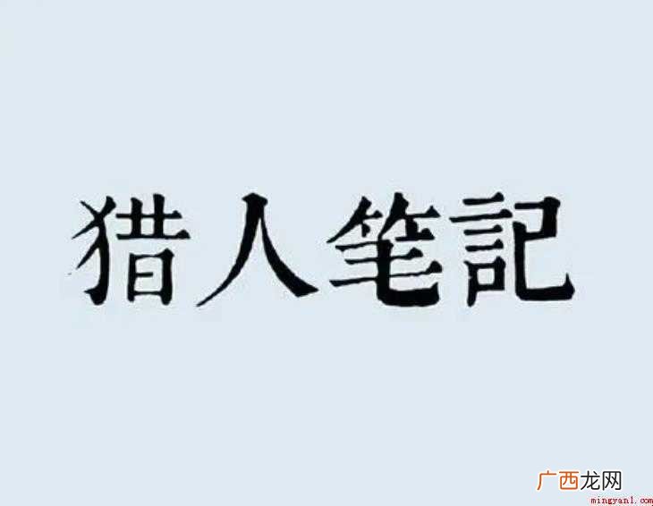 《猎人笔记》的好句有哪些