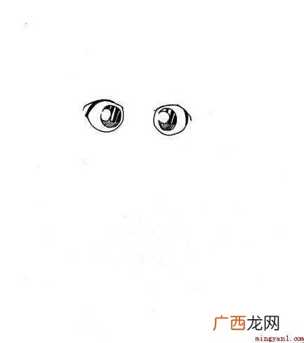 吉田步美简笔画怎么画 画出眼睛 吉田步美简笔画怎么画
