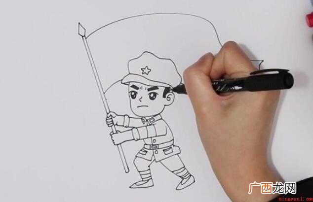 红色革命烈士简笔画怎么画