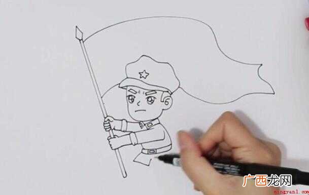 红色革命烈士简笔画怎么画