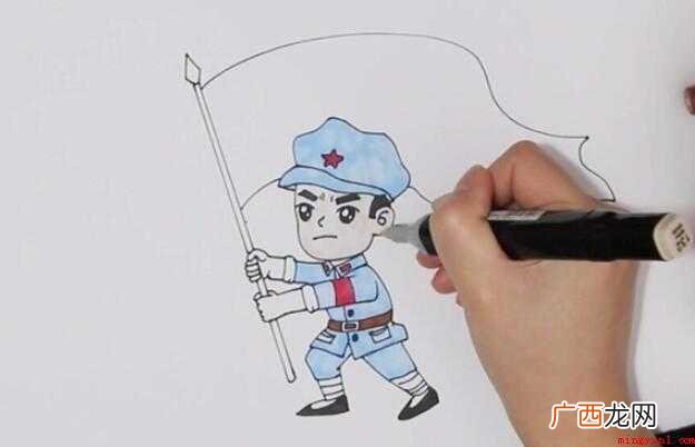 红色革命烈士简笔画怎么画