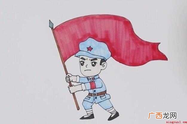 红色革命烈士简笔画怎么画