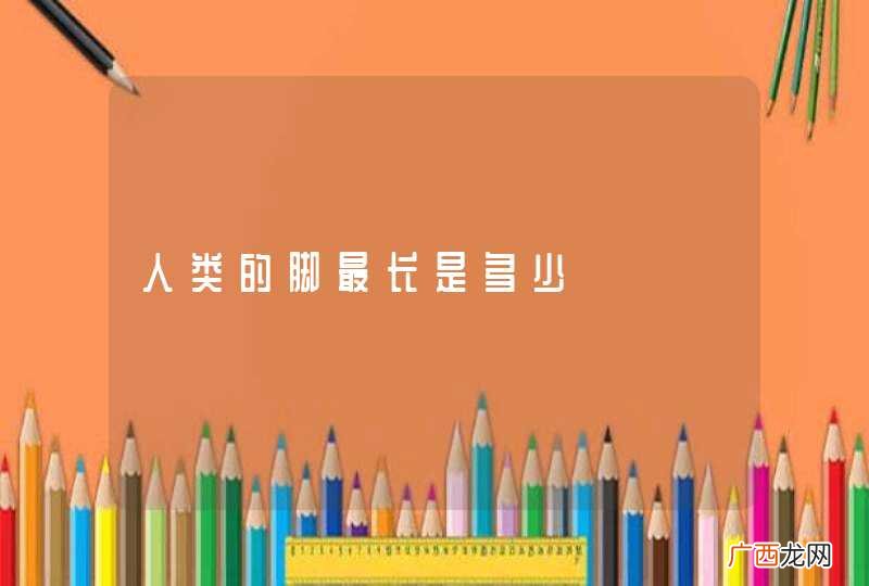 人类的脚最长是多少