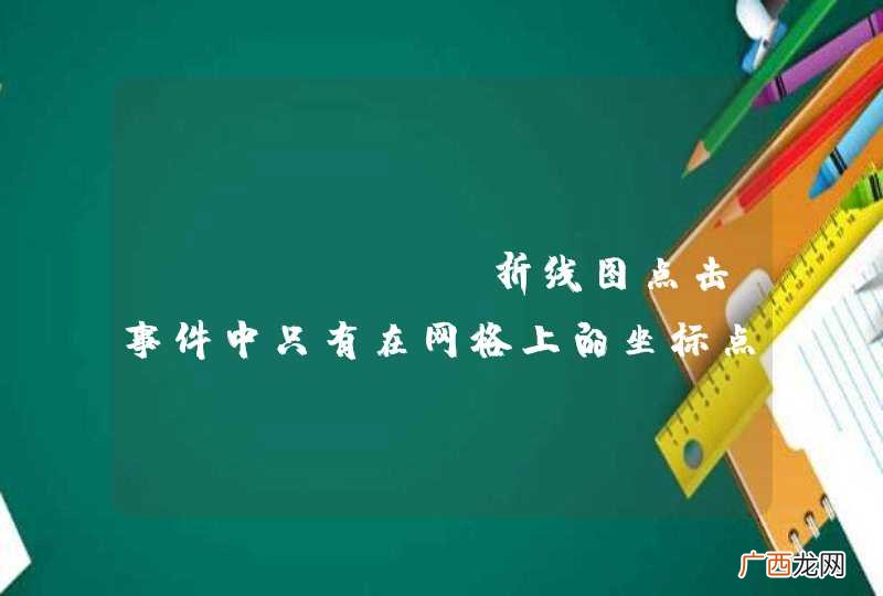 echarts折线图点击事件中只有在网格上的坐标点响应事件其他点无响应
