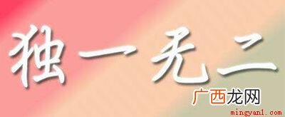 111打一成语是独一无二 1111打一成语是什么