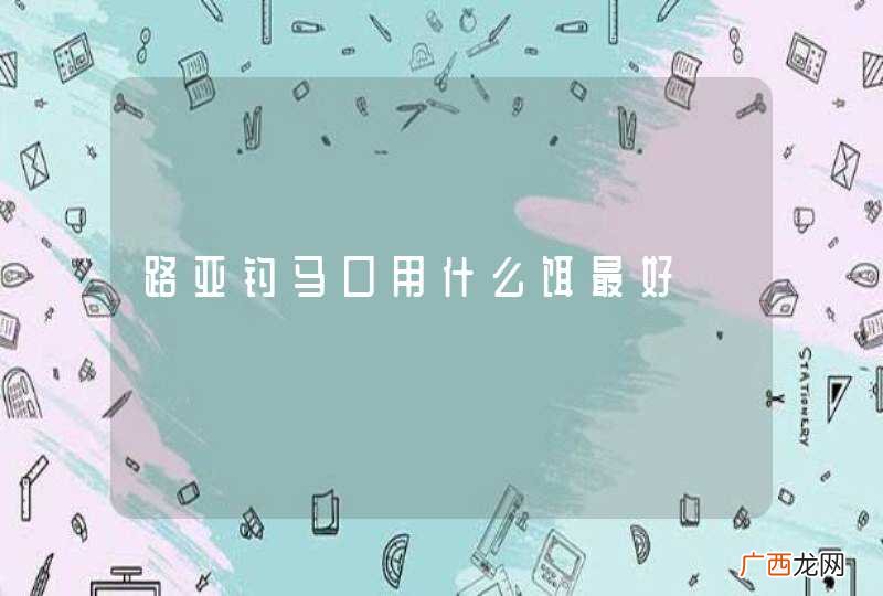 路亚钓马口用什么饵最好