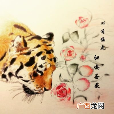 心有猛虎细嗅蔷薇什么意思,心有猛虎，细嗅蔷薇。盛宴之后，泪流满面。是什么意思？