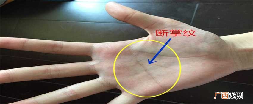 断掌感情线有什么含义？