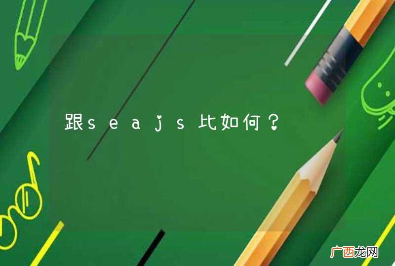 跟seajs比如何？