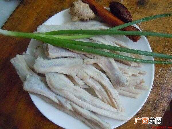 桂皮草果生姜的食材准备 卤鸭爪怎么做