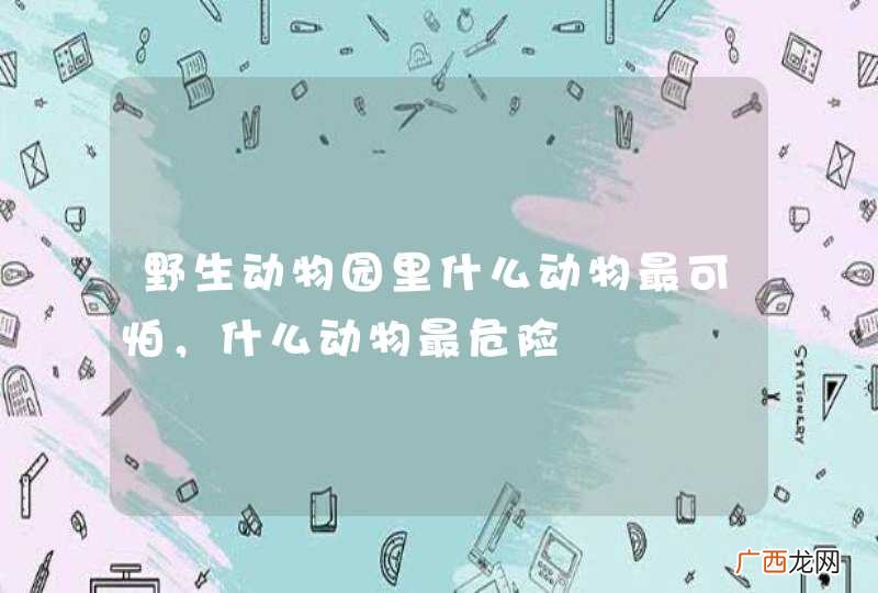 野生动物园里什么动物最可怕，什么动物最危险
