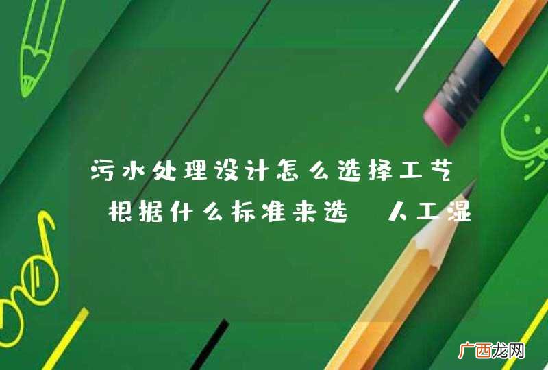 污水处理设计怎么选择工艺？根据什么标准来选？人工湿地用在什么规模、特征的污水处理项目上？