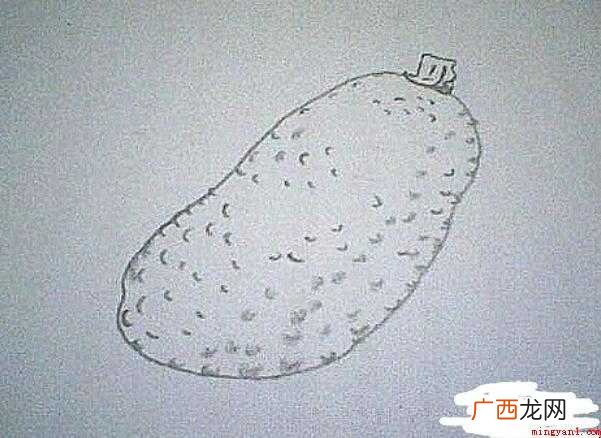 简笔画菠萝蜜怎么画