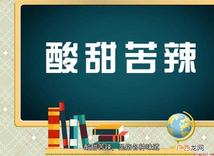 酸甜苦辣的意思是什么